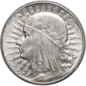 5 Gold Kopf einer Frau 1932 BZM