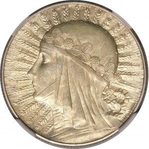 5 Gold Kopf einer Frau 1932 BZM