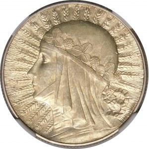 5 Gold Female Head 1932 BZM