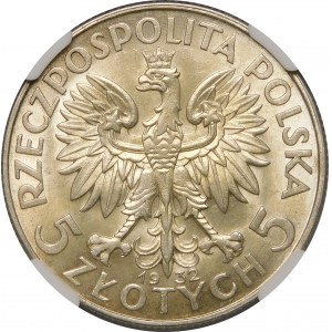 5 złotych Głowa Kobiety 1932 BZM