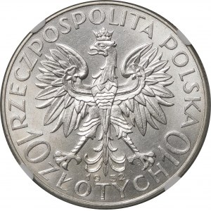 10 złotych Głowa Kobiety 1932 ZZM