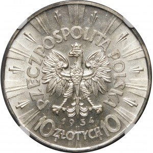10 gold Pilsudski 1934