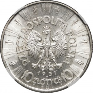 10 zlotých Pilsudski 1937