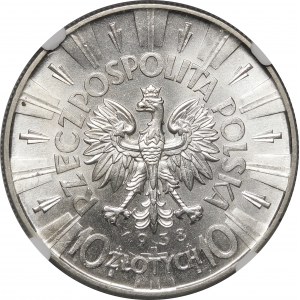 10 zlotých Pilsudski 1938