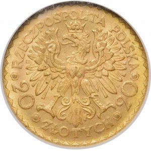20 zlatých Chrobry 1925