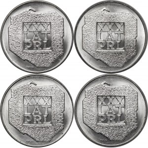 Zestaw 4 sztuki 200 złotych XXX Lat PRL 1974