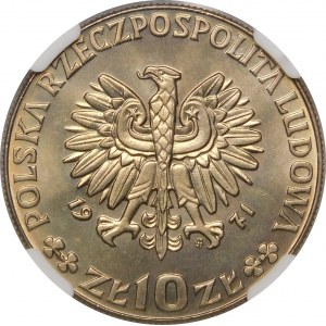 Próba 10 złotych FAO 1971
