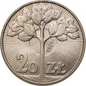 Próba 20 złotych Drzewo 1973