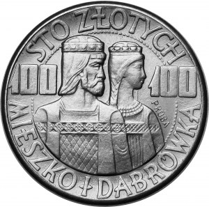 Mieszko und Dabrowa 1960 100 Goldproben - Nickel