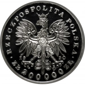 200000 Gold 1990 Pilsudski Großes Triptychon - Silber