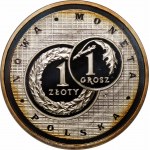 Medal - Nowa Moneta Polska - Złotogrosz - srebro