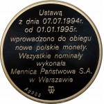 Medal - Nowa Moneta Polska - Złotogrosz - srebro