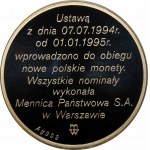 Medal - New Polish Coin - Zlotogrosz - silver