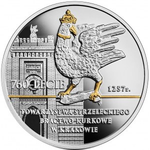 10 Gold 2018 - 760th Anniversary of the Rifle Society of the Bractwo Kurkowe in Krakow.