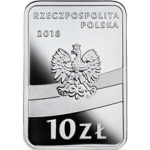 10 złotych 2018 - Stulecie odzyskania przez Polskę niepodległości – Ignacy Jan Paderewski