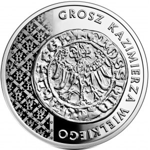 20 zlotých 2015 - groš Kazimíra Veľkého