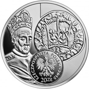 20 zlotých 2015 - polpenny Władysława Jagiełła