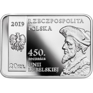 20 złotych 2019 - 450. rocznica Uni Lubelskiej