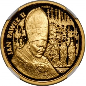 SAMPLE 100,000 gold 1991 John Paul II