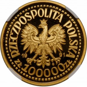PRÓBA 100000 złotych 1991 Jan Paweł II