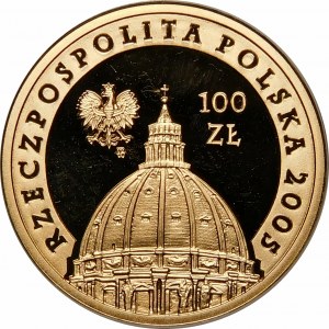 100 zlotých 2005 - Jan Pavel II.