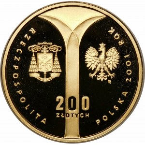 200 złotych 2001 - Kardynał Stefan Wyszyński
