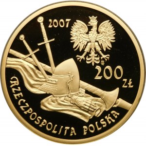 200 złotych 2007 - Rycerz Ciężkozbrojny