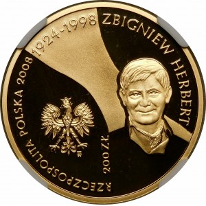 200 zloty 2008 - Zbigniew Herbert