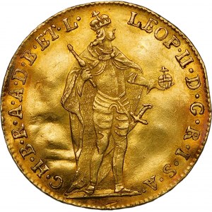 Hungary, Leopold II, Ducat 1791 Kremnica