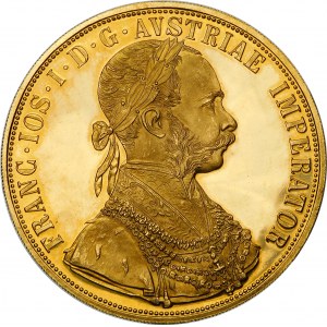 Österreich, Franz Joseph I., 4 Dukaten 1915, Neuprägung