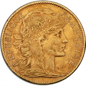 Francja, III Republika, 10 franków 1908, Paryż