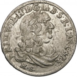 Nemecko, Brandenbursko-Prusko - Friedrich Wilhelm (1640-1688), šiesty z HS 1681, Königsberg