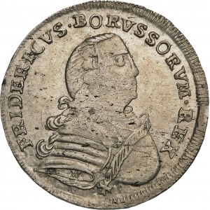 Niemcy, Prusy – Fryderyk II (1740–1786), Ort 1751 E, Królewiec – rzadki