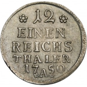 Německo, Prusko - Fridrich II (1740-1786), 1/12 tolaru 1750 A, Berlín