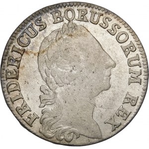 Německo, Prusko - Fridrich II (1740-1786), 1/12 tolaru 1764 F, Magdeburg