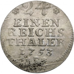 Deutschland, Preußen - Friedrich II (1740-1786), 1/24 Taler 1753 F, Magdeburg