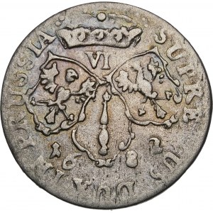 Nemecko, Brandenbursko-Prusko - Friedrich Wilhelm (1640-1688), šiesty z HS 1682, Königsberg