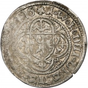 Německo, Míšeň - Fridrich I. Lomnický, markrabě Vilém II. a Fridrich Durynský (1412-1425), míšeňský groš, Freiberg