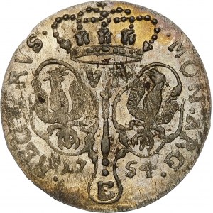 Niemcy, Prusy – Fryderyk II (1740–1786), Szóstak 1754 E, Królewiec