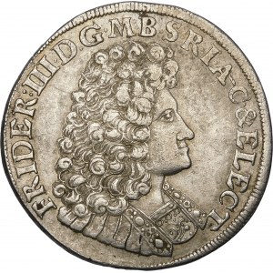 Německo, Braniborsko-Prusko - Fridrich III (1688-1701), 2/3 tolaru 1691 ICS, Magdeburg