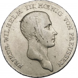 Německo, Prusko - Fridrich Vilém III (1797-1840), Thaler 1814 A, Berlín