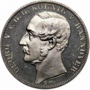 Německo, Hannover - Jiří V. (1851-1866), Thaler 1864 B, Hannover