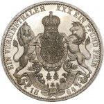 Německo, Hannover - Jiří V. (1851-1866), Thaler 1864 B, Hannover