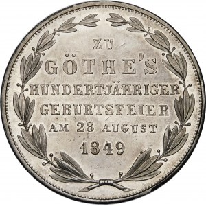 Nemecko, Thaler 1849, Frankfurt