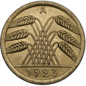 Německo, Výmarská republika (1918-1933), 50 rentenfenig 1923 D, Mnichov