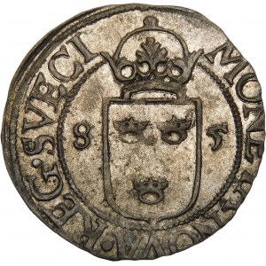 Švédsko, Ján III (1568-1592), 1/2 öre 1585, Štokholm