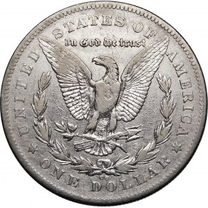 USA, 1 dolar 1878, Dolar Morgana CC - najrzadszy
