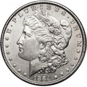 USA, 1 dolár 1884, Morgan Dollar