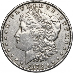 USA, 1 dolar 1878, Morganův dolar