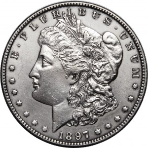 USA, $1 1897, Morgan Dollar